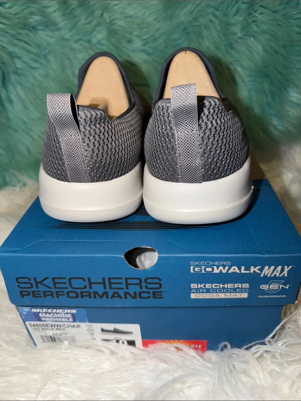 Skechers GOwalk Max Men’s Shoes in Charcoal Gray size 10 - like New